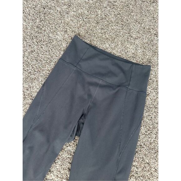 Girlfriend Collective Compressive High-Rise Cropped Leggings Tights Smoke Gray S - Picture 8 of 9